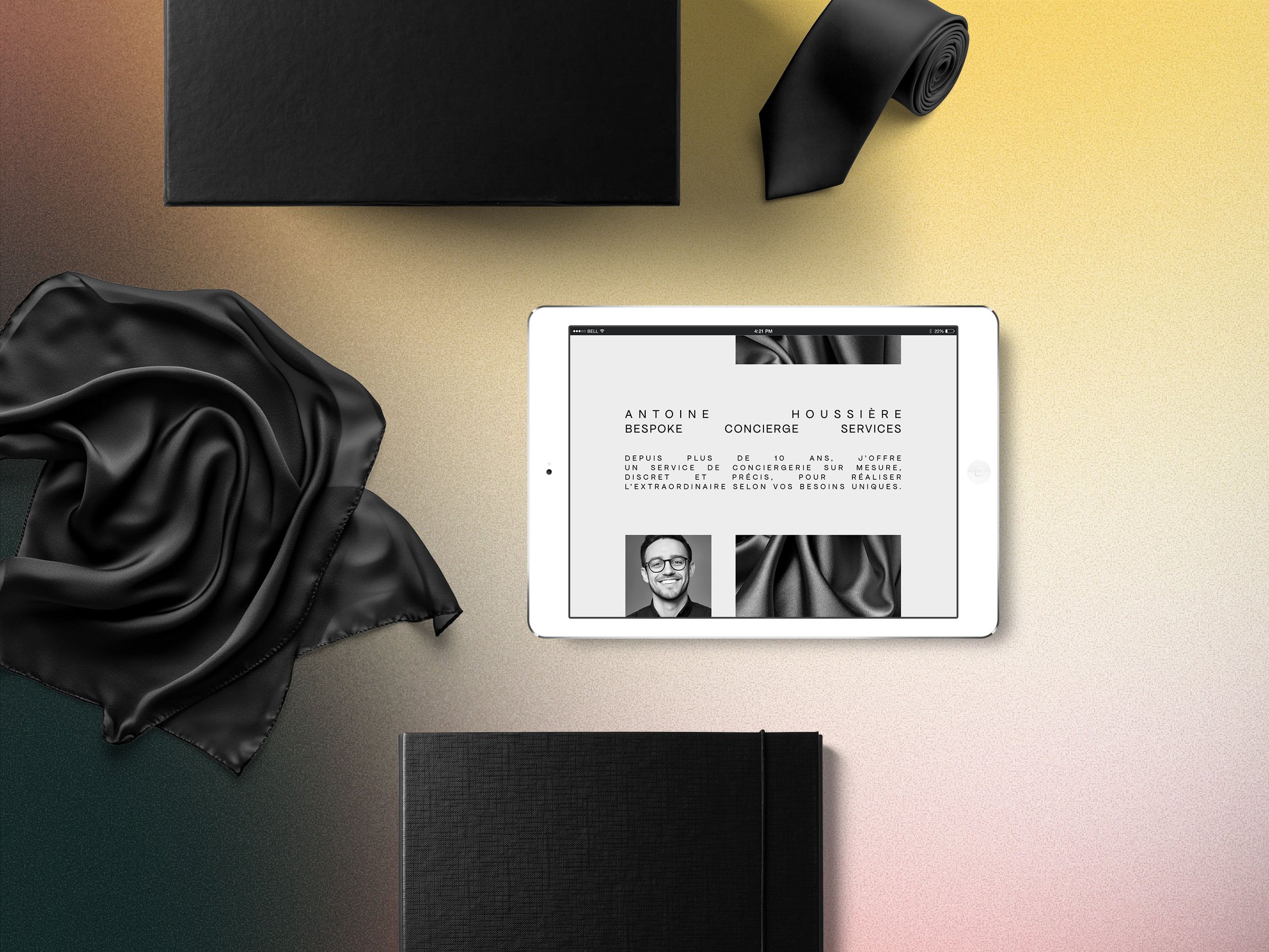 iPad mockup